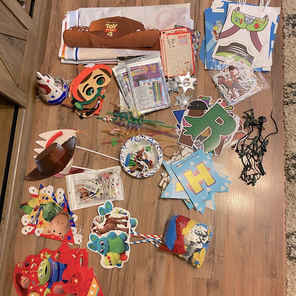 Toy story birthday decoration lot